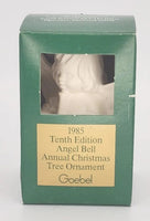 1985 Goebel Sixth Edition Angel Bell Unpainted Christmas Tree Ornament U236