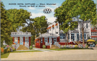 Manor Hotel Cottages Biloxi Mississippi Postcard PC478