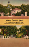 Arrow Tourist Court New Orleans LA Postcard PC480