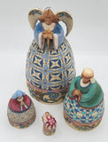 2011 Jim Shore HStatue Nativity Nesting Dolls Set of 4  JS10/4024367