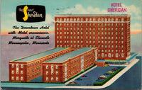 The New Hotel Sheridan Minneapolis Minnesota Postcard PC482