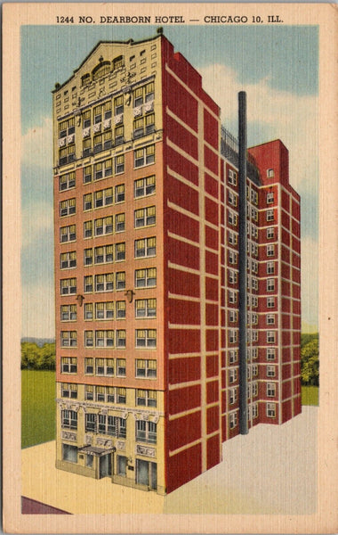 Dearborn Hotel Chicago IL Postcard PC481