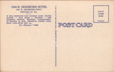 Dearborn Hotel Chicago IL Postcard PC481
