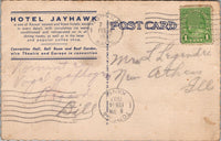 Hotel Jayhawk Topeka KS Postcard PC481