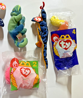 Vintage Ty McDonalds Happy Meal & Jingle Beanie Babies Lot Of 12 #12/BB20