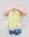 1985 Avon Somersaults Pal Miss Pear Plush 9" Tall BB31