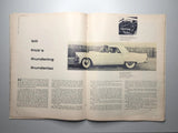 1956 Sports Cars Illustrated Jan - Thunderbird / Cadillac /'56 Foreign Cars M601