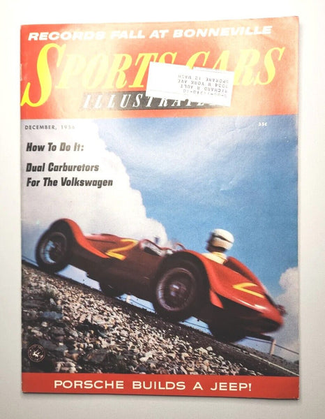 1956 Sports Cars Illustrated Dec. - Porsche Builds a Jeep M606