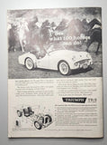 1959 Sports Cars Illustrated Aug. - Austin-Healey 3000 Caravelle M598