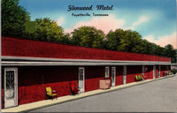 Glenwood Motel Fayetteville TN Postcard PC487