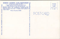 Surmas Country Club Restaurant Homewood IL Postcard PC486