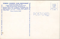 Surmas Country Club Restaurant Homewood IL Postcard PC486