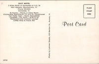 Divit Motel Kankakee IL Postcard PC485