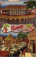 The Tropics Hotel Chicagoan Chicago IL Postcard PC484