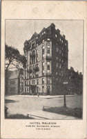 Hotel Raleigh Chicago IL Postcard PC484