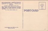 The Blackhawk Restaurant Chicago IL Postcard PC484