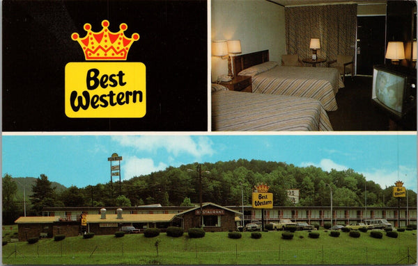 Best Western Holiday Plaza Hotel and Restaurant Jellico TN Postcard PC488