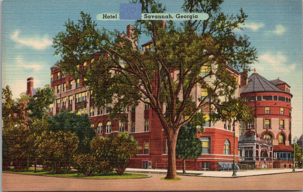 Hotel De Soto Savannah GA Postcard PC488