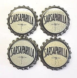Vintage Sarsaparilla Unused Crown Bottle Cap Steal Lot of 4 PB108
