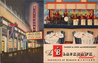 The Blackhawk Restaurant Chicago IL Postcard PC489