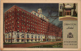 Orrington Hotel Evanston IL Postcard PC489