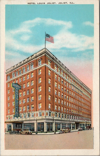 Hotel Louis Joliet IL Postcard PC489