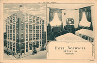Hotel Bothwell Sedalia MO Postcard PC489