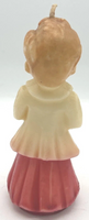 Vintage Tavern Candles Choir Singer Decorative Holiday Candle 5" H588-E