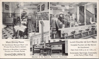 Shadurn's lunch Counter and Grill Room Colorado Springs CO Postcard PC492