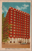 Hotel William R. Barringer Charlotte NC Postcard PC492