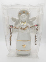 Hallmark Christmas Ornament Keepsake White Angel Miniature Figurine Display 2002