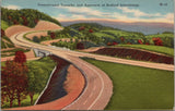 Pennsylvania Turnpike and Approach of Bedford Interchange Postcard PC502