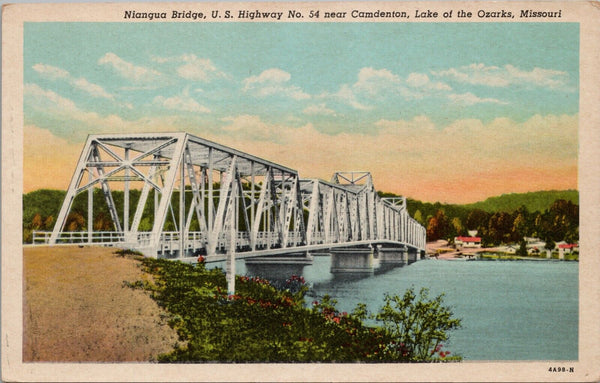 Niangua Bridge Lake of the Ozarks MO Postcard PC502