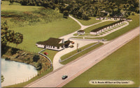 Robinsons's Lakeside Inn and Motor Court Hunnington WV Postcard PC502