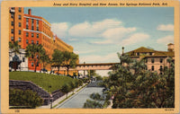 Army & Navy Hospital & New Annex Hot Springs National Park AR Postcard PC502