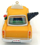 1990 Hallmark S. Claus Taxi Christmas Keepsake Ornament U232