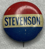 Vintage 1952 Stevenson Political Pinback Button 0.75" SKU PB91-6