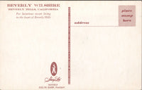 Beverly Wilshire Beverly Hills CA Postcard PC496