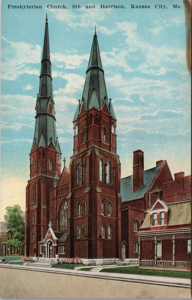 Presbyterian Church Kansas City MO Postcard PC496