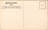 Ambassador Hotel Washington DC Postcard PC496