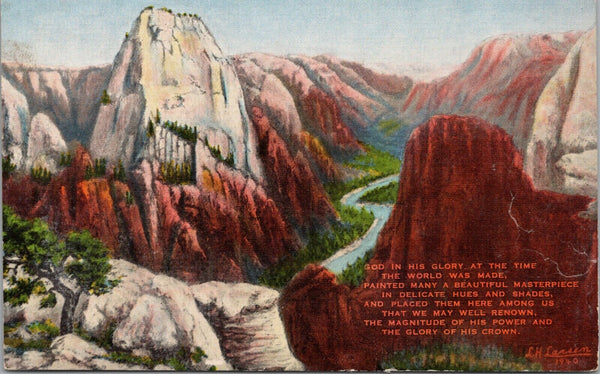 Zion National Park Utah Postcard PC496