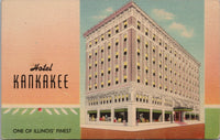 Hotel Kankakee Kankakee IL Postcard PC495