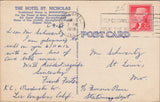 Hotel St. Nicholas Springfield IL Postcard PC495