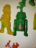 Vtg 1980's Star War Droid Rubber Pencil Topper Charms Figures  Lot of 6  SKU 44