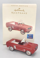 Hallmark Keepsake Ornament 1964 1/2 Ford Mustang Kiddie Car Classics 2006 U61