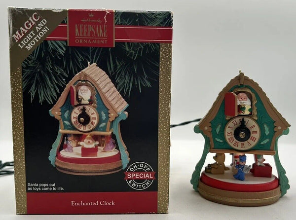 Hallmark Keepsake Magic Ornament Enchanted Clock 1995 U74