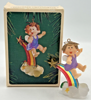 Hallmark Keepsake Ornament Rainbow Angel Vintage 1983 U74