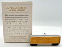 Hallmark Keepsake Lionel Union Pacific Veranda Stockcar 2006 U242