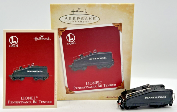 Hallmark Keepsake Lionel Pennsylvania B6 Tender 2005 U243