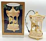 Hallmark Keepsake Tobin Fraley Holiday Carousel Light & Music Magic 1995 U242